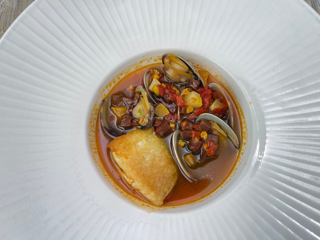 Sequoia Grove_A Taste for Cabernet_Halibut and Clams_horizontal